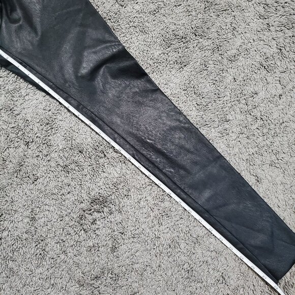 NWT Commando Black Vinyl Faux Leather High Waist Pull On Pants - Small - Picture 6 of 6
